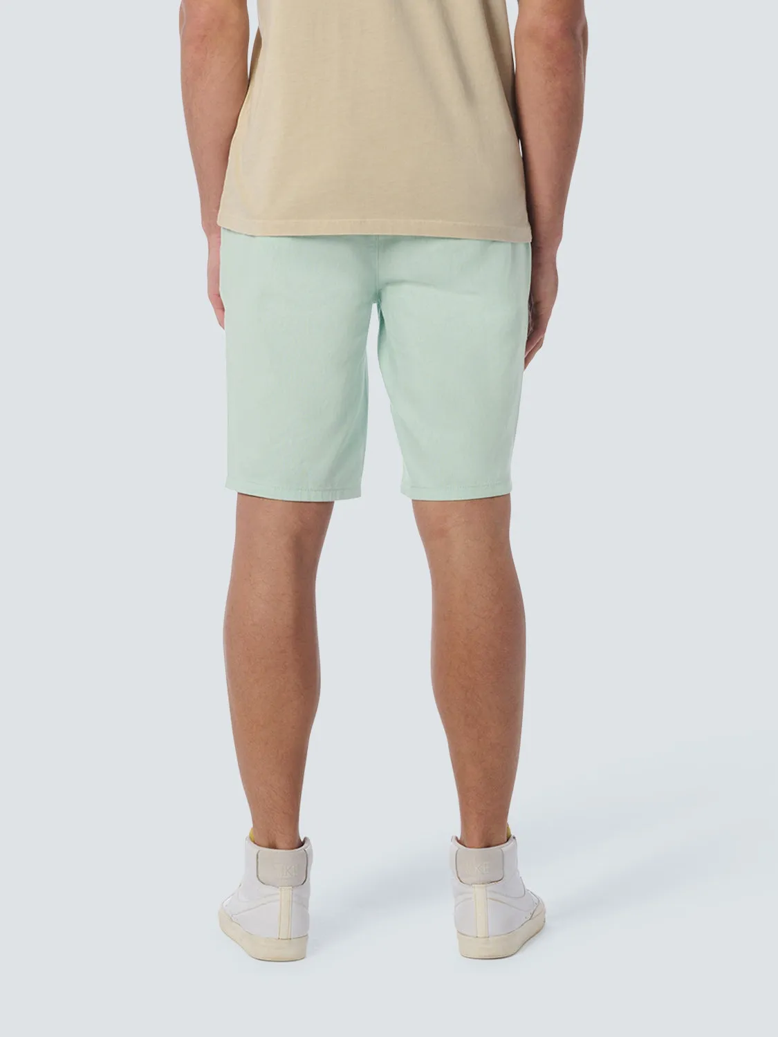 Short With Linen Garment Dyed | Mint