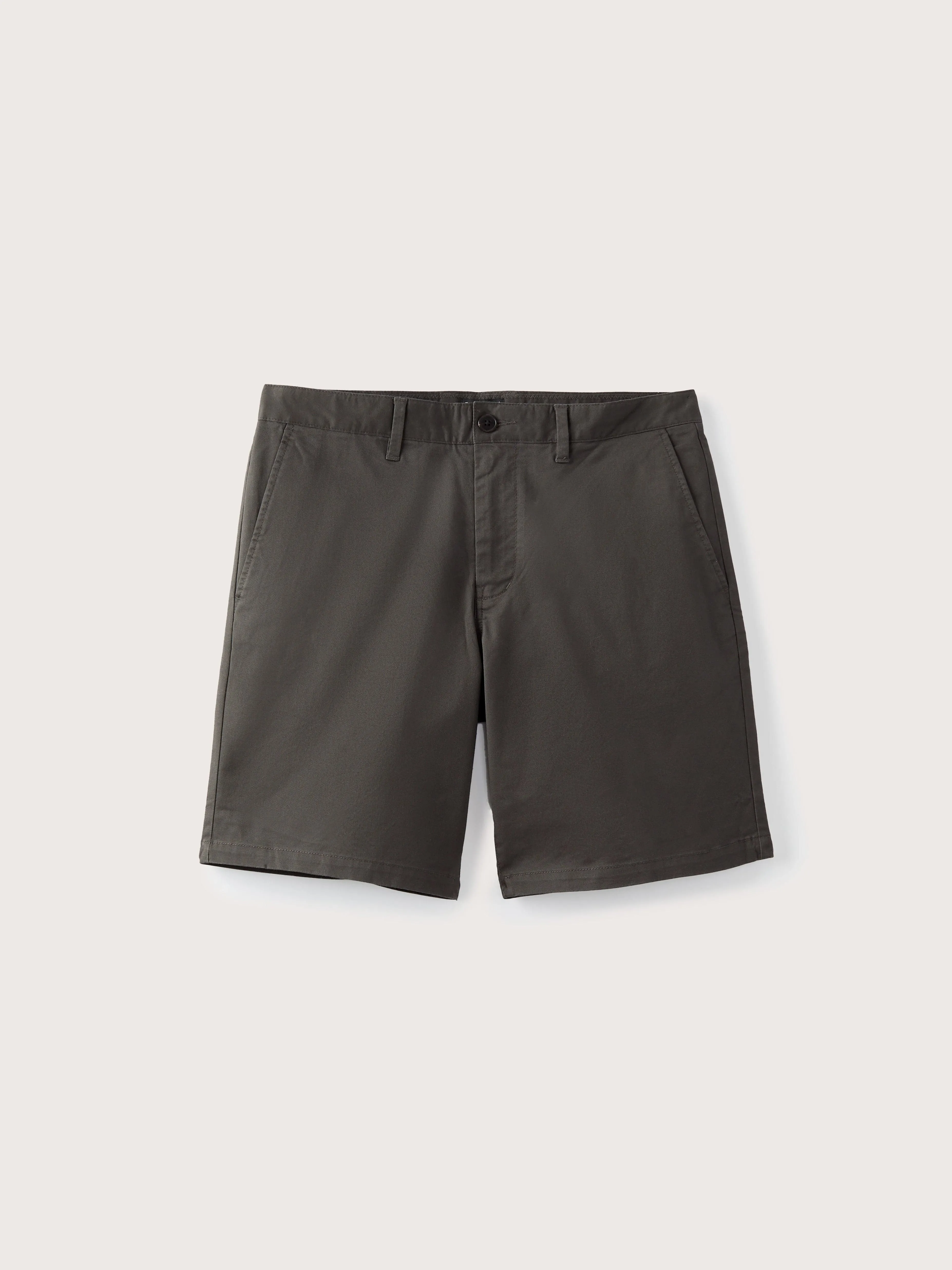 The Brunswick Chino Slim Fit 9in Short in Iron Grey