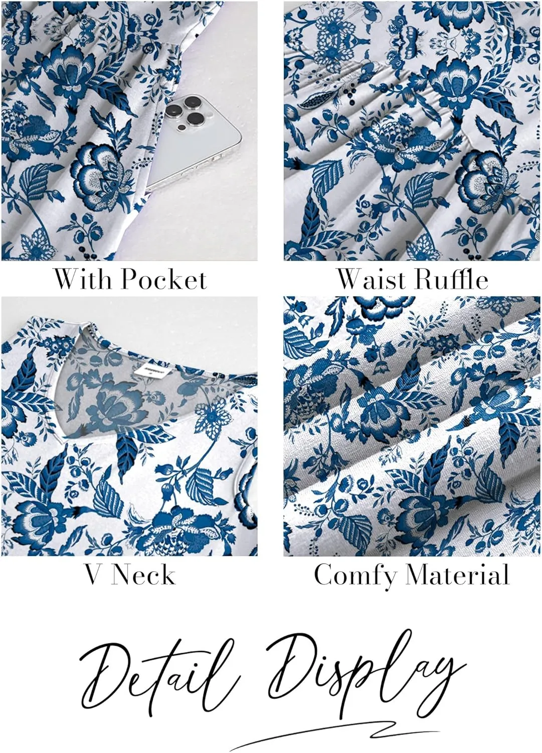 XIEERDUO Summer Dresses for Women 2025 Casual Dress V Neck Swimsuit Coverup Beach Vacation Clothes Fashion